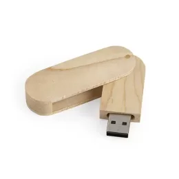 Pen Drive de Madeira Giratório 4GB 0074-4GB