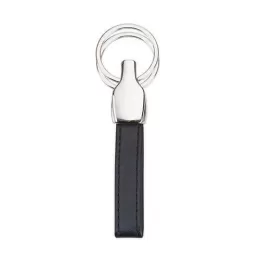 Chaveiro de Metal 2 Argolas com Couro 12048
