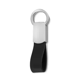 Chaveiro Metal com Couro 14190