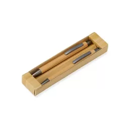 Conjunto Caneta e Lapiseira Bambu 14855