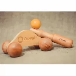 Massageador de Madeira Ecológico Kit Relax Corporal AP-657