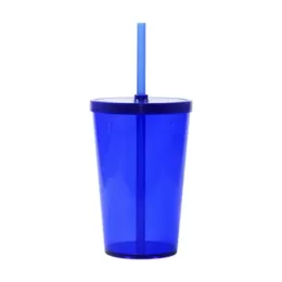 Copo 550 ml com Tampa e Canudo FAN21
