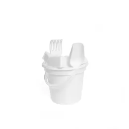 Kit Praia com 4 Formas Branco 1L LT-310/4