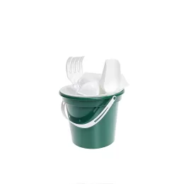Kit Praia com 4 Formas Verde Escuro 1L LT-310/7