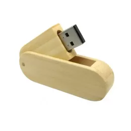 Pen Drive Ecológico Giratório de Madeira - GIPECH