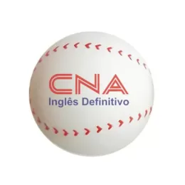 Bolinha Anti Stress Vinil Oca c/ Pintura Baseball MAR16