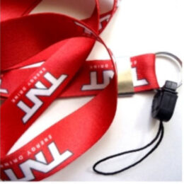 Cordão Para Crachá com Porta Celular/Pen Drive D1184