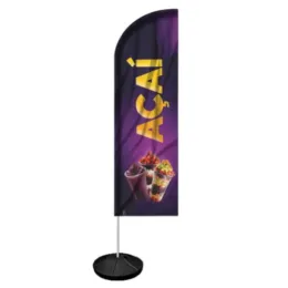 Windbanner Windisplay para Açaí