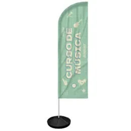 Windbanner Windisplay para Curso de Música