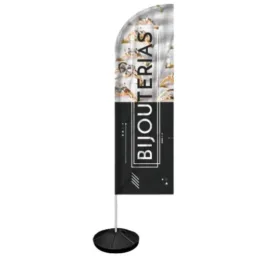 Windbanner Windisplay para Venda de Bijouterias