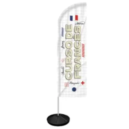 Windbanner Windisplay para Curso de Francês