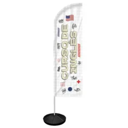 Windbanner Windisplay para Curso de Inglês