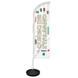 Windbanner Windisplay para Curso de Italiano