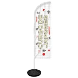 Windbanner Windisplay para Curso de Japonês