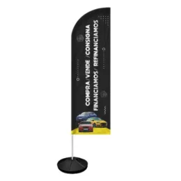 Windbanner Windisplay para Lojas de Carro