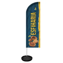 Windbanner Windisplay para Esfiharia