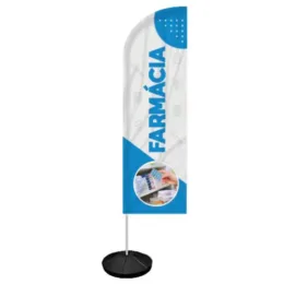 Windbanner Windisplay para Farmácia