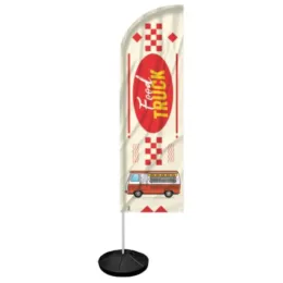 Windbanner Windisplay para FoodTruck