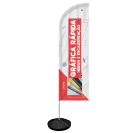 Windbanner Windisplay para Gráfica Rápida Xérox e Encardenamento