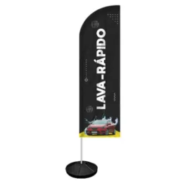 Windbanner Windisplay para Lava Rápido