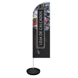 Windbanner Windisplay para Loja de Calçados