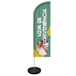 Windbanner Windisplay para Loja de Conveniência