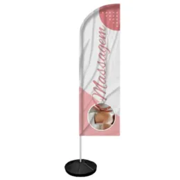 Windbanner Windisplay para Massagem