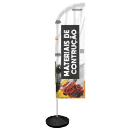 Windbanner Windisplay para Materiais de Construção
