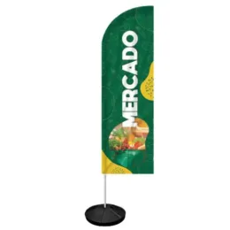 Windbanner Windisplay para Mercado