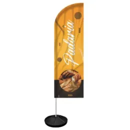 Windbanner Windisplay para Padaria