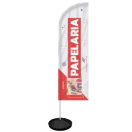 Windbanner Windisplay para Papelaria