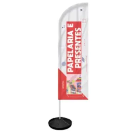 Windbanner Windisplay para Papelaria e Presentes