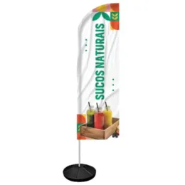 Windbanner Windisplay para Sucos Naturais