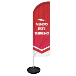 Windbanner Windisplay para Venda de Terreno