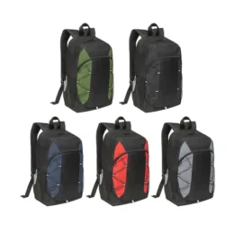 Mochila em 600D com Detalhes em Ripstop Colorido SP92338